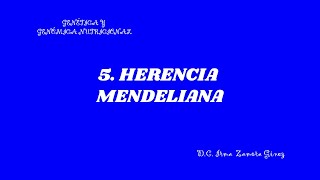 HERENCIA MENDELIANA [upl. by Ahsieker986]