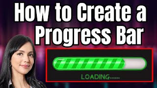 How to Create a Progress Bar on Canva [upl. by Ahsinad807]