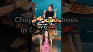 Chopstick Taboos in China‼️china chopsticks chineseculture chinesewithmia chinesefood [upl. by Econah]