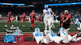 Lions vs Texans Condensed Replay  Week 10 [upl. by Aciamaj219]