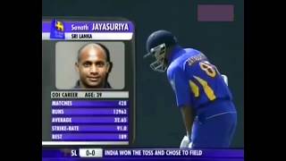 Sanath Jayasuriya LAST ODI CENTURY  107 Against India  1st ODI at Dambulla 2009 [upl. by Oberstone331]