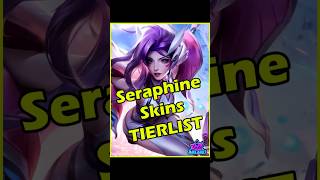 Seraphine Skins Tier List leagueoflegends seraphine tierlist gaming riotgames skins [upl. by Ahsekin]