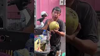 streetfood malaysiafoodandtravel coconut food fruit satisfying 푸디캠프 malaysia foodiecamp 말레 [upl. by Lauber]