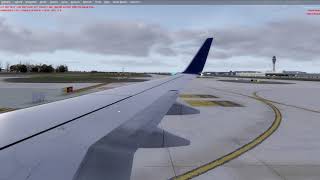 P3Dv4 Departure KATL ImagineSim [upl. by Ennaeirrac]