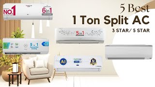 5 Best 1 ton Split AC  Best Air Conditioners In India In 2024  Split AC Under Rs 30000 [upl. by Alva]