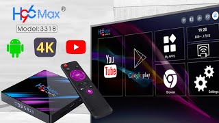 H96 MAX RK3318 Smart TV Box Review  Android 11 4K Enabled HDR Technology [upl. by Clayson970]