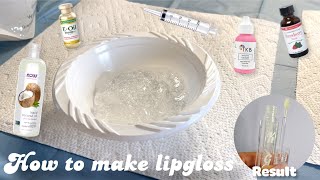 How to make lipgloss BEGINNER FRIENDLY │ Step by Step [upl. by Alfonzo]