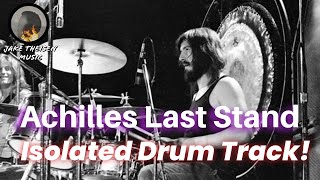 Achilles Last Stand LIVE ISOLATED Drum Track [upl. by Mccready]