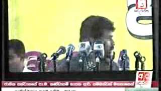 Anura kumara admits that sarath fonseka will loose the presidential election 2010 on sri lanka news [upl. by Anit166]