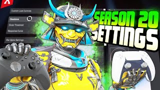 The 1 Sensitivity  Settings Guide by a PRO  Season 20 Apex Legends [upl. by Layne]