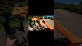 CARBON MTB FRAME SNAPS RESULTING IN HUGE CRASH mtb mountainbiking downhill gopro fail [upl. by Ettenauq]