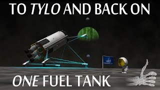 To Tylo And Back Using A Single Fuel Tank  KSP [upl. by Kcirdez]