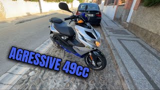 The BEST 49cc full agresive  Aerox 2t 49cc 2016 [upl. by Gnaoh793]