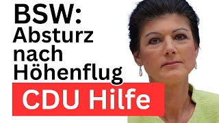 Wagenknecht stürzt in Umfragen [upl. by Nemracledairam]