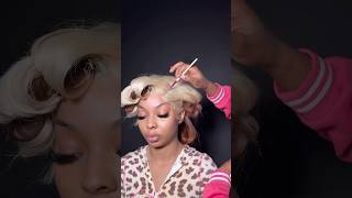 3 toned wig install hdlace haircolor colored hairstyle wiginstall [upl. by Shanda864]