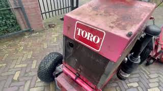 toro groundmaster 322 D aufsithmaher  lawnmower  zitmaaier [upl. by Etterraj]