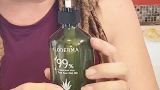 Aloderma 99 Organic Aloe Vera Gel Made within 12 Hours of Harvest Review [upl. by Scharf]