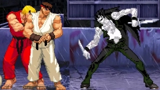 Ryu amp Ken SF vs Jeff the Killer Creepypasta [upl. by Denae]