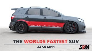 THE WORLDS FASTEST SUV  SVM Nissan QashqaiR 2000HP  2376MPH WORLD SUV TOP SPEED RECORD [upl. by Nosduj596]