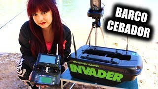 INVADER Barco cebador MirandaTechnology  Carpfishing [upl. by Utley567]