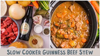 Slow Cooker Guinness Beef Stew [upl. by Hallsy449]