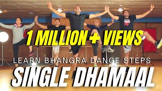 Learn Bhangra Dance Online Tutorial For Beginners  Single Dhamaal Step By Step  Lesson 1 [upl. by Refotsirhc]