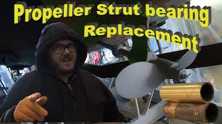 Cutlass prop shaft bearing replacement [upl. by Allicerp]