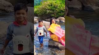 Nadiyakinare morgaon 💞 jogighat sittong shortvideo river bridge forest [upl. by Candice]