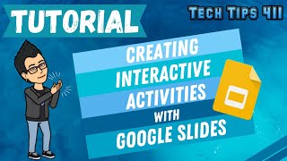 How to Create Interactive Activities with Google Slides  Tutorial [upl. by Inglis]