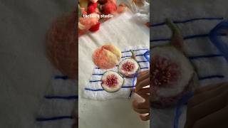 Drawing a check pattern needle felting [upl. by Gaivn574]