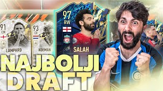 FIFA mi je dala NAJBOLJI DRAFT IKADA FIFA 22 ULTIMATE DRAFT [upl. by Nileak]