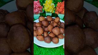 Gulgule recipe😍 up gulgularecipe sweet sweetrecipe shorts food trending foodwithreeta [upl. by Liane]