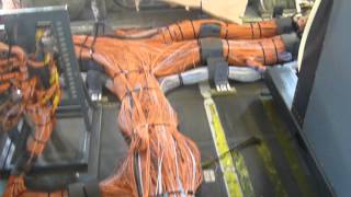 Wiring Loom on Airbus A380 Test Aircraft 2014 [upl. by Namzaj]