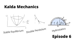 Hydrostatics and Equilibrium with 2 Degrees of Freedom  Kalda Mechanics Series Ep 6 [upl. by Noval]