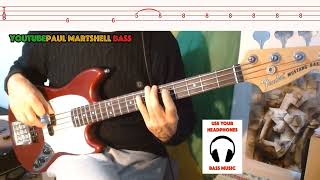 Cool Out Son  Junior Murvin Bass Cover And Tabs [upl. by Dianne291]