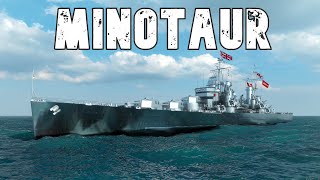 World of WarShips Minotaur  3 Kills 261K Damage [upl. by Ahsimal300]