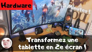 Transformez une tablette en 2e écran en moins de 5 minutes [upl. by Lenrow]