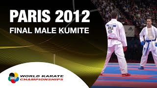 Final Male Kumite 60Kg Amir Mehdizadeh vs Douglas Brose World Karate Championships 2012 [upl. by Dagna]