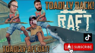 🌊 Toadally Awesome Raft Adventure Surviving the Ocean 🌴  Live Stream DanBGaming [upl. by Locin]