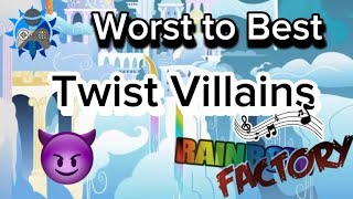 All CellSpex “Worst to Best Animated Twist Villains” Jingles [upl. by Haliled]