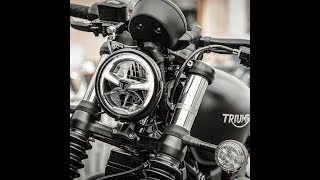 Triumph Bobber Black paddock stand DIY TUTORIAL [upl. by Anirec]