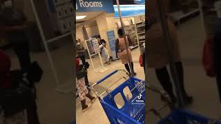 Lady stands up to Karen at a Ross fitting room 🤭 PublicFreakouts Tiktok Karen [upl. by Eeclehc]