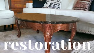 How To Refinish a Coffee Table The Complete Tutorial [upl. by Inaluahek]