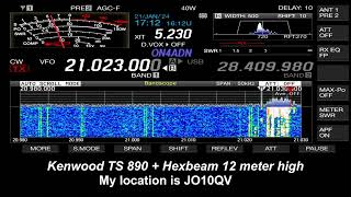 TX5S Clipperton Island in CW [upl. by Yenterb]