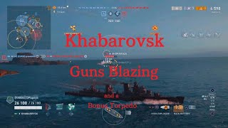 World of Warships Legends Khabarovsk Guns Blazing [upl. by Yrag]