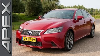 LEXUS GS 450h HYBRID F SPORT LINE  Review [upl. by Lanrev]