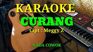 CURANG  Meggy Z  KARAOKE DANGDUT NADA COWOK COVER KORG PA700 [upl. by Nomzed]