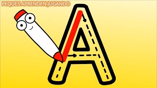 El abecedario en español  ABCD Niños y adultos [upl. by Aicram]