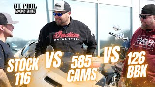 Two Harley Riders amp Challenger owner compare Thunderstroke upgrades [upl. by Ravid928]