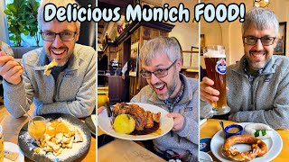 Delicious FOOD in MUNICH Exploring Bavaria’s Capital One Bite at a Time [upl. by Inaflahk117]